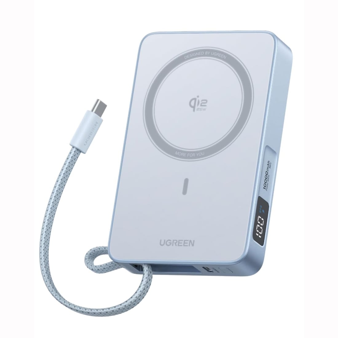 BATERIA INALÁMBRICA UGREEN MAGFLOW 10,000MAH 30W PARA TELÉFONOS - 1