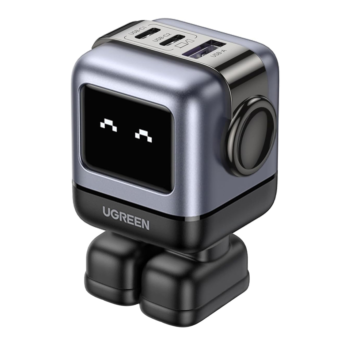 ADAPTADOR UGREEN UNO 65W 3-PUERTOS DE CARGA FAST CHARGE - 1