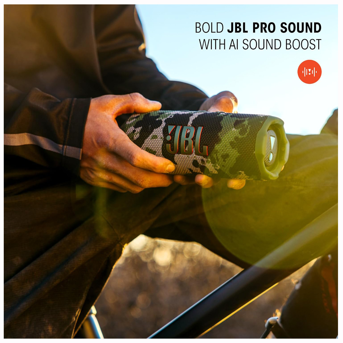 PARLANTE BLUETOOTH JBL FLIP 7 SONIDO IA 16 HORAS WATER PROOF - 5