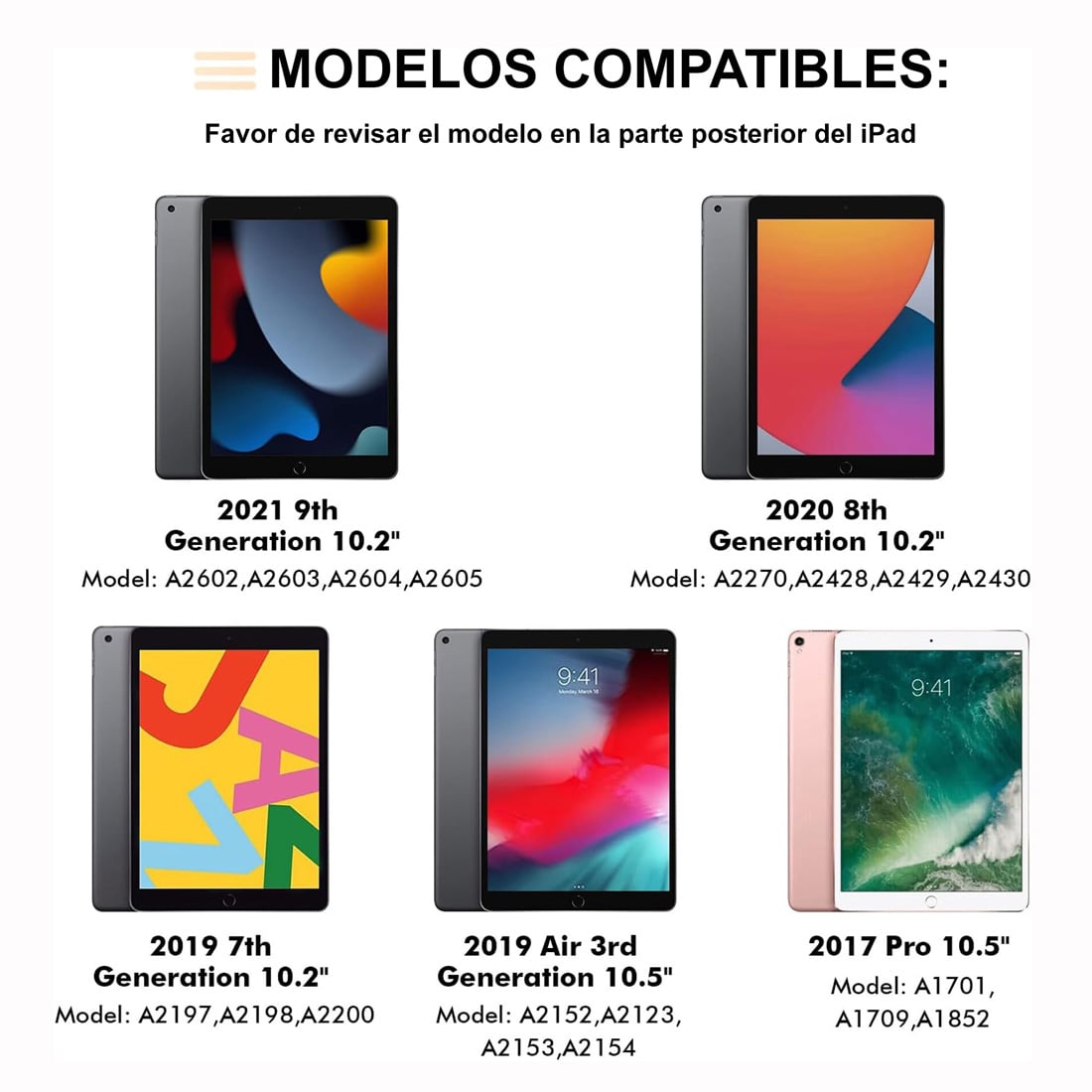 FUNDA CON TECLADO PARA IPAD 10.2 DE 7MA/8VA/9NA GENERACIÓN - BLACK - 2