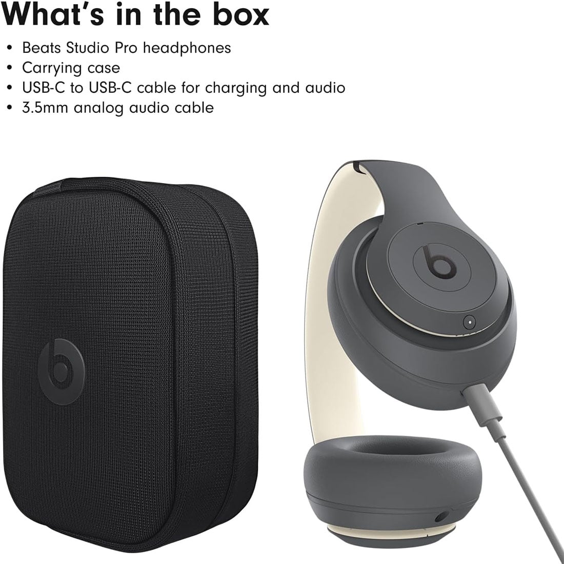 AUDIFONO BEATS STUDIO PRO - ANC - 40HRS - SAND GRAY - 2