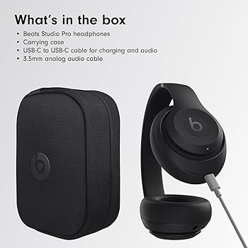 AUDIFONO BEATS STUDIO PRO - ANC - 40HRS - BLACK - 4