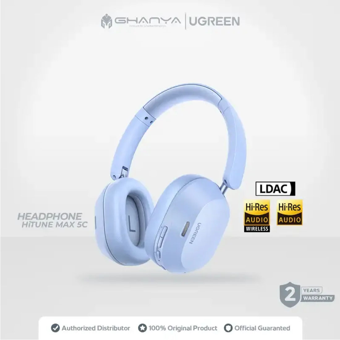 AUDIFONO UGREEN HITUNE MAX5C ANC - 75HRS - BLUE - 2
