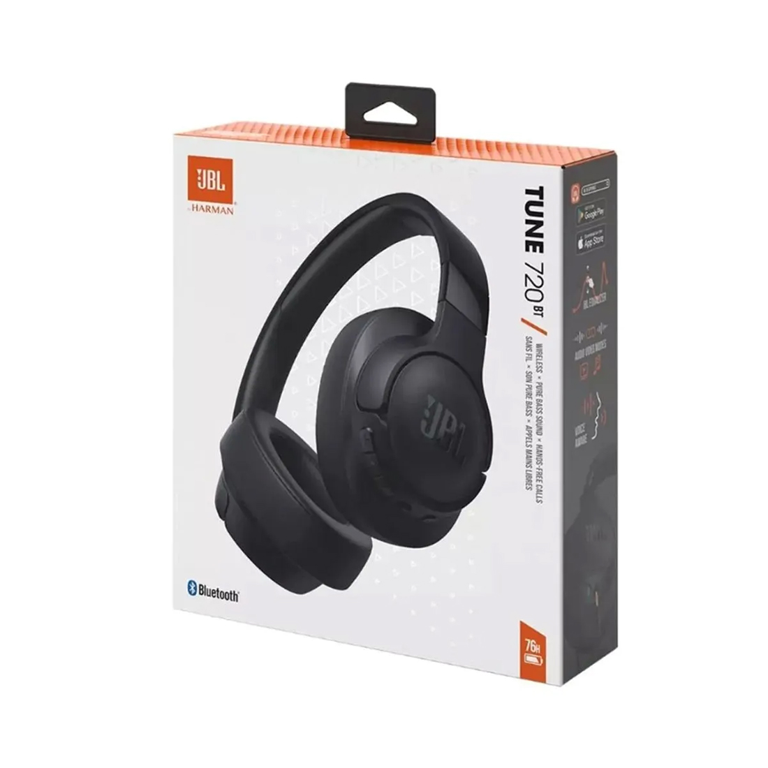 AUDIFONO JBL TUNE 720BT - 76 HRS - BLACK - 4