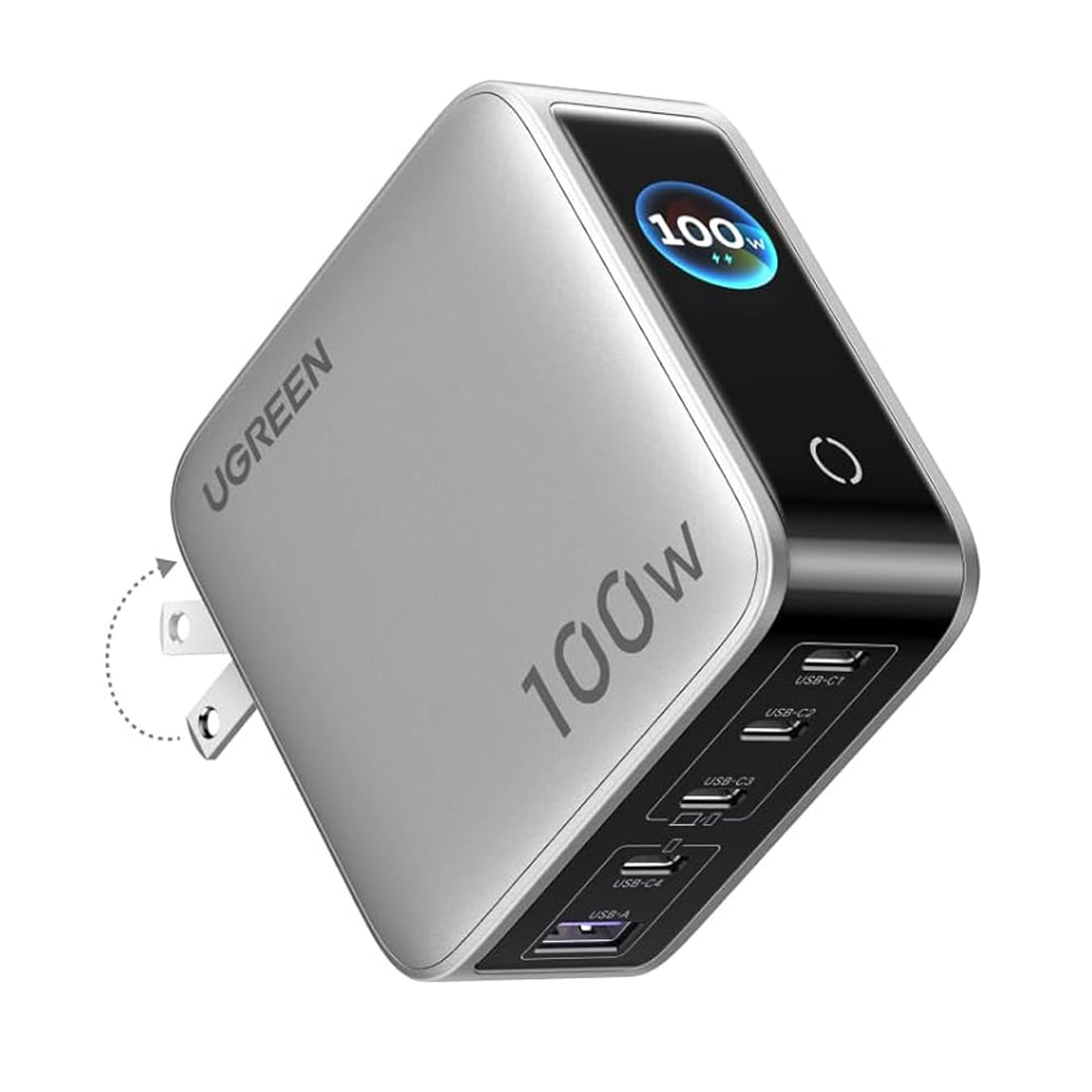 CARGADOR UGREEN 100W NEXODE PRO USB-C 5EN1 GAN FAST CHARGE - 1
