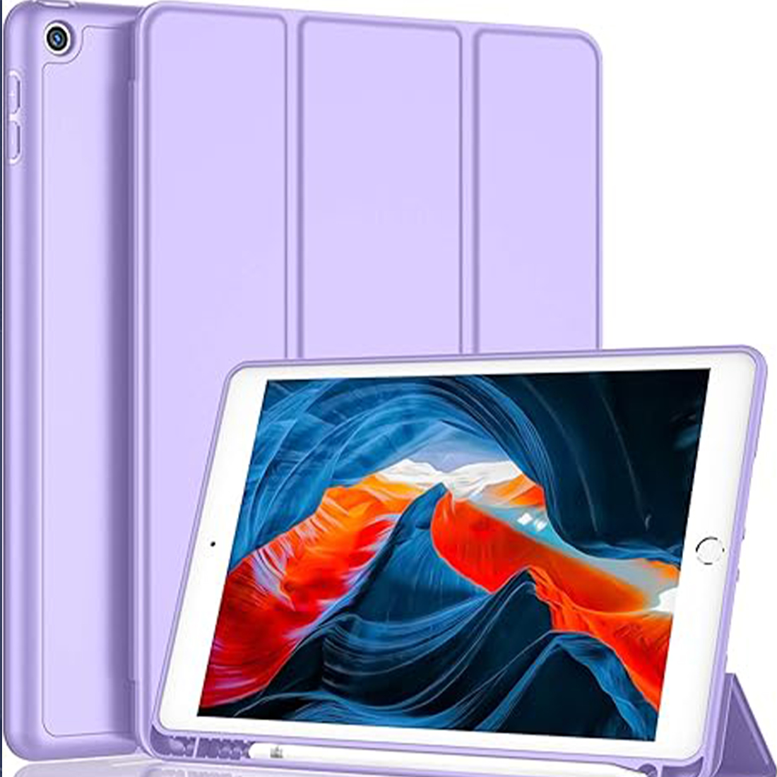 FUNDA PROTECTOR SMART CASE IPAD 10.2' (7MA, 8VA Y 9NA GEN) - LILA - 1