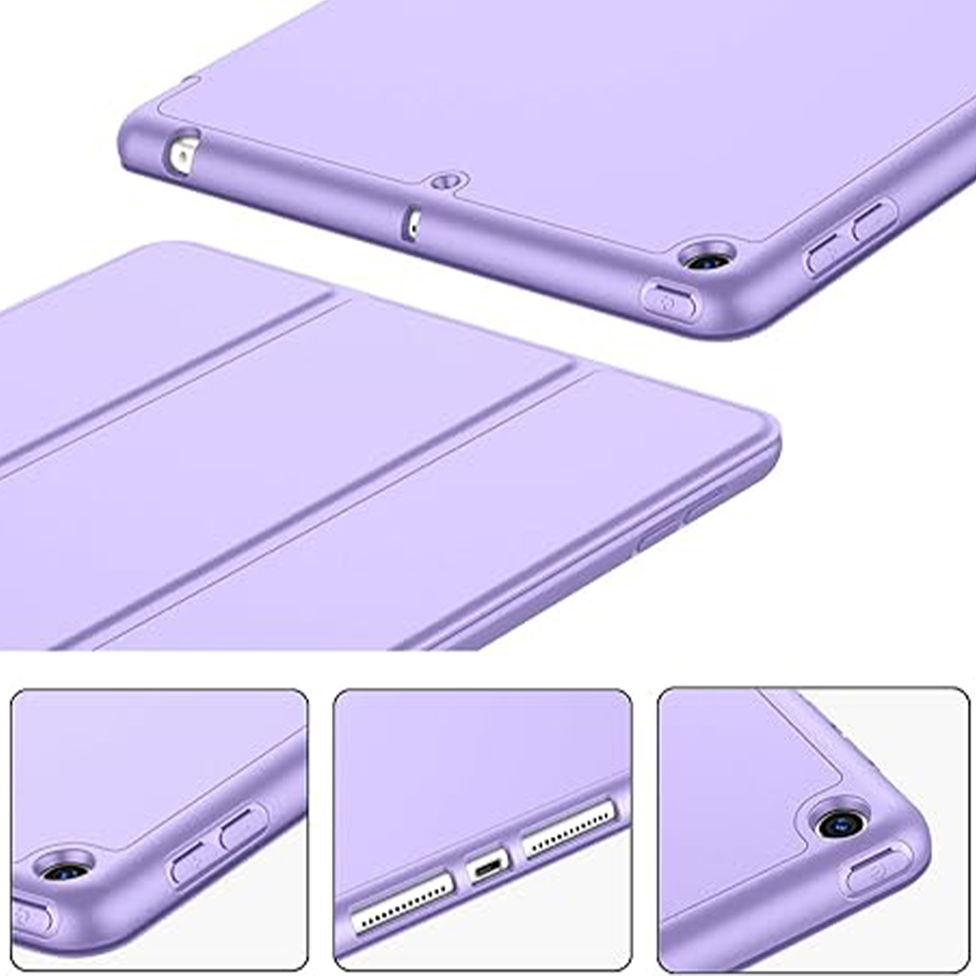 FUNDA PROTECTOR SMART CASE IPAD 10.2' (7MA, 8VA Y 9NA GEN) - LILA - 4