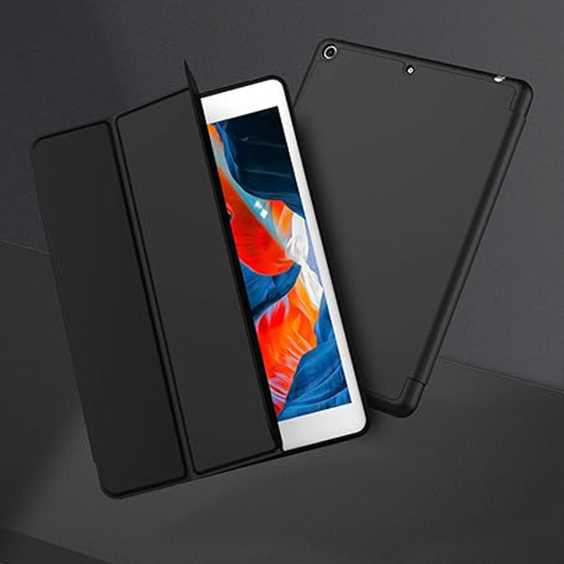 FUNDA PROTECTOR SMART CASE IPAD 10.2' (7MA, 8VA Y 9NA GEN) - NEGRO - 5