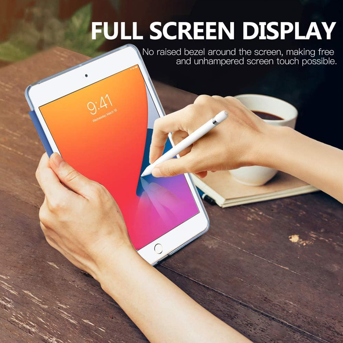 FUNDA CASE PROTECTOR SLIM PARA IPAD 10.2' (7MA, 8VA Y 9NA GEN) - AZUL OSCURO - 6