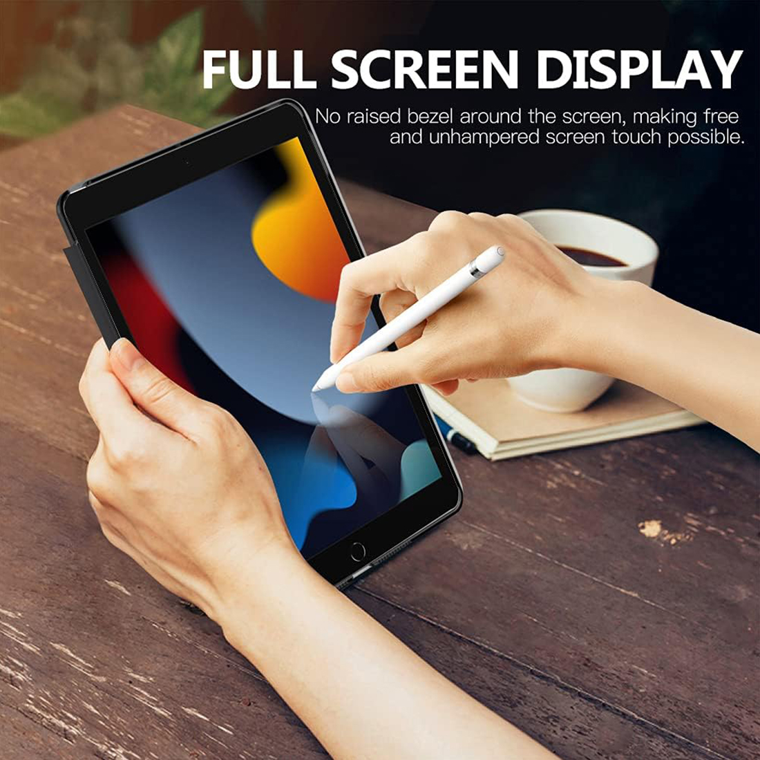 FUNDA CASE PROTECTOR SLIM PARA IPAD 10.2' (7MA, 8VA Y 9NA GEN) - NEGRO - 6