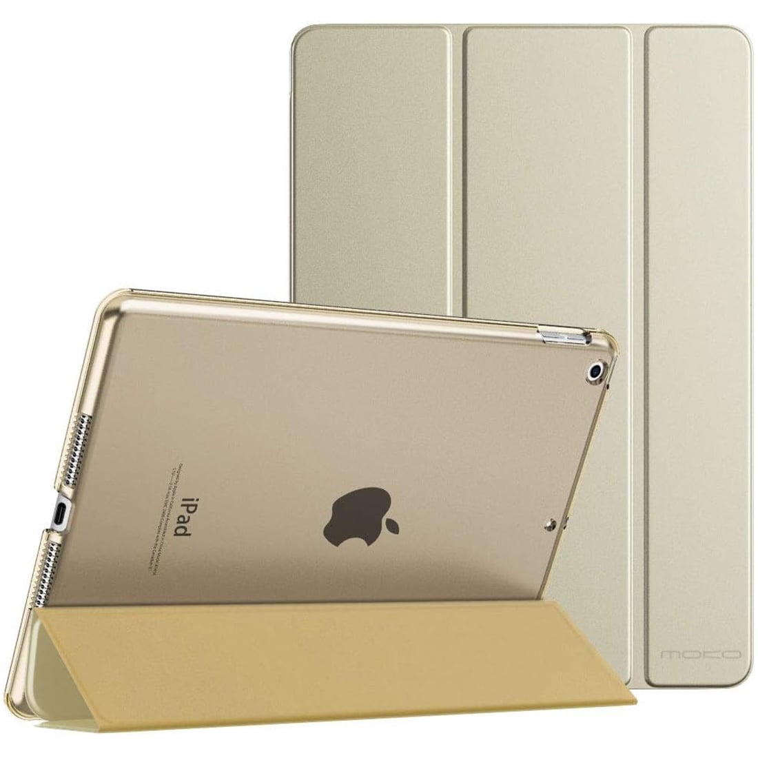 FUNDA CASE PROTECTOR SLIM PARA IPAD 10.2' (7MA, 8VA Y 9NA GEN) - DORADO - 1