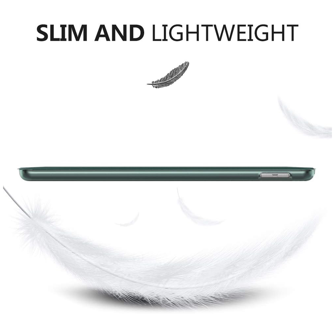 FUNDA CASE PROTECTOR SLIM PARA IPAD 10.2' (7MA, 8VA Y 9NA GEN) - VERDE OSCURO - 7