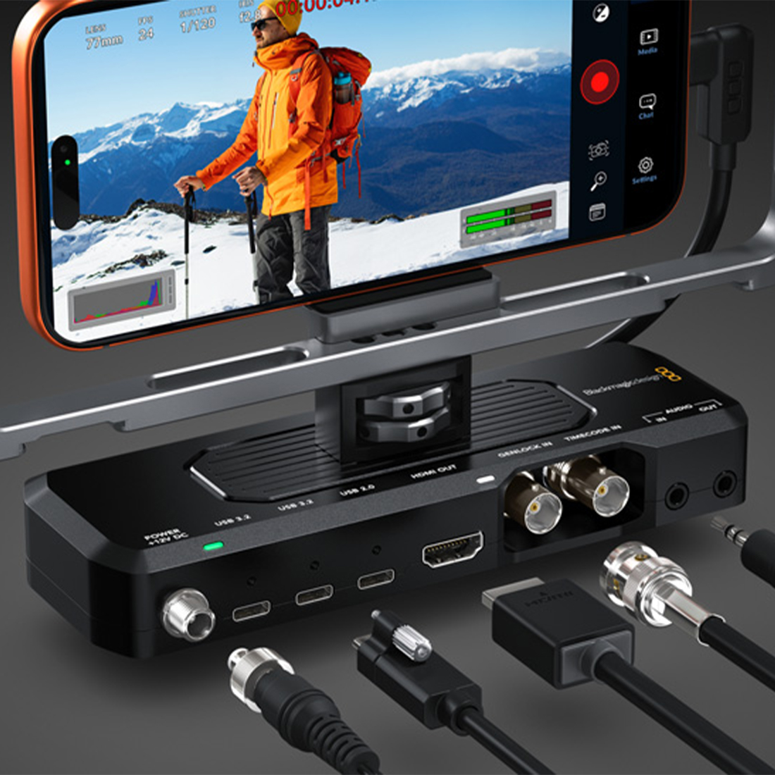 BLACKMAGIC DESIGN CÁMARA PRODOCK PARA IPHONE 17 PRO Y IPHONE 17 PRO MAX - 6