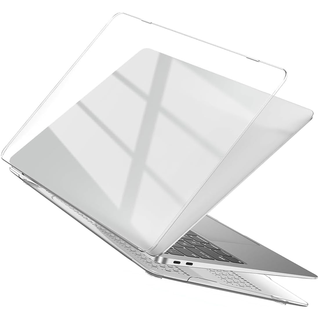 FUNDA CASE PROTECTOR ACRILICO MACBOOCK AIR 13.3 CHIP M1 (MODELOS: A2337/A2179/A1932) - TRANSPARENTE - 1