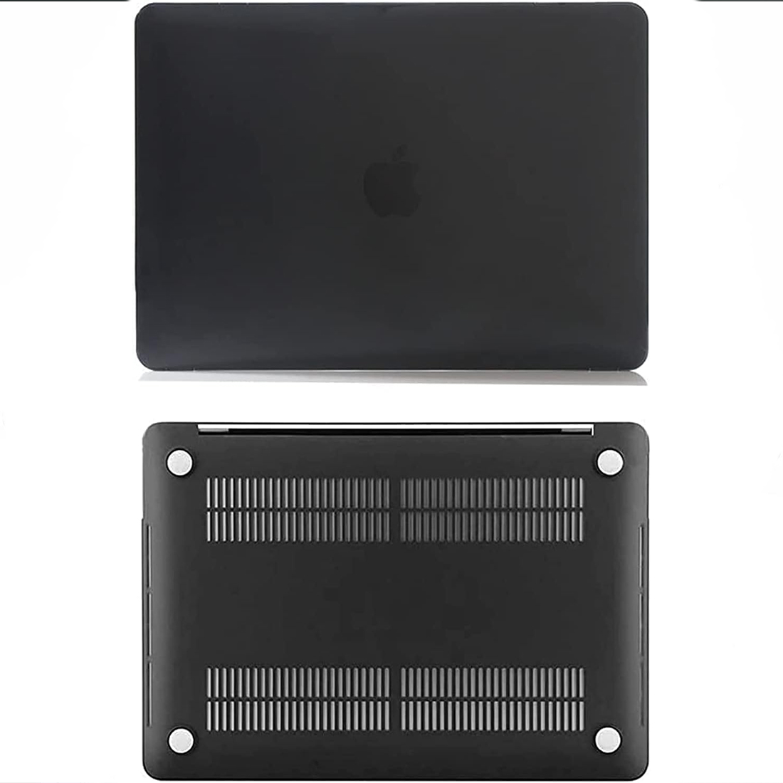 FUNDA CASE PROTECTOR ACRILICO MACBOOCK AIR 13.3 CHIP M1 (MODELOS: A2337/A2179/A1932) - NEGRO MATE - 4