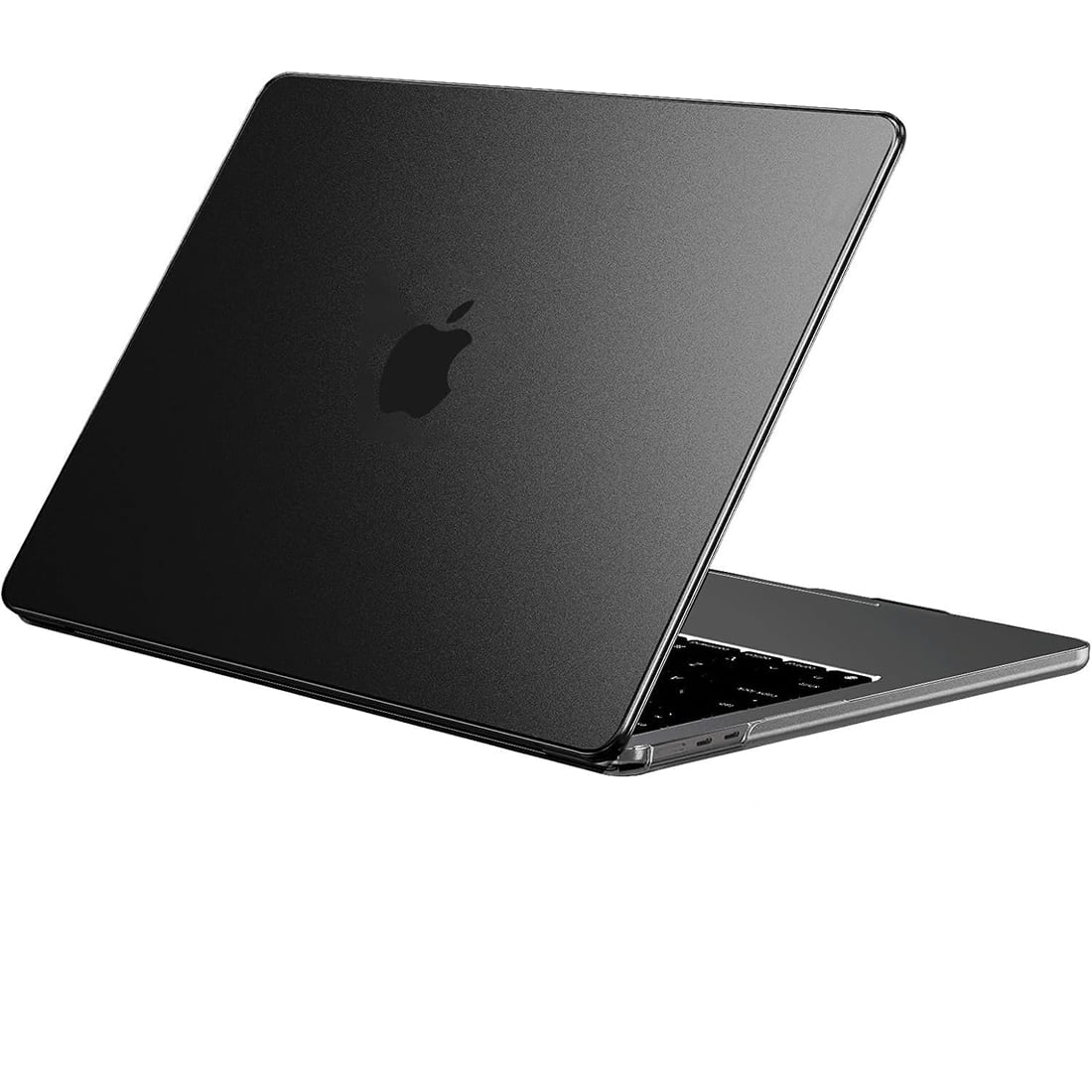FUNDA CASE PROTECTOR ACRILICO MACBOOCK AIR 13.6 CHIP M2/M3/M4/M5 (2022/2026) - NEGRO MATE - 1