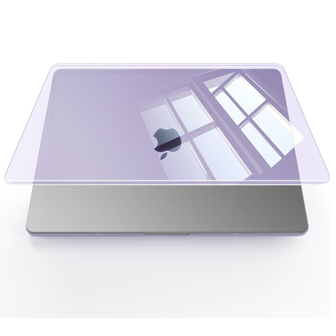 FUNDA CASE PROTECTOR ACRILICO MACBOOCK AIR 13.6 CHIP M2/M3/M4/M5 (2022/2026) - LILA - 1