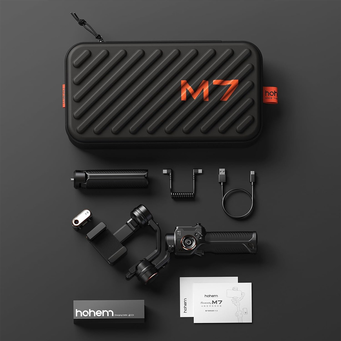 ESTABILIZADOR HOHEM ISTEADY M7 PARA CELULARES ANDROID Y IOS - 6