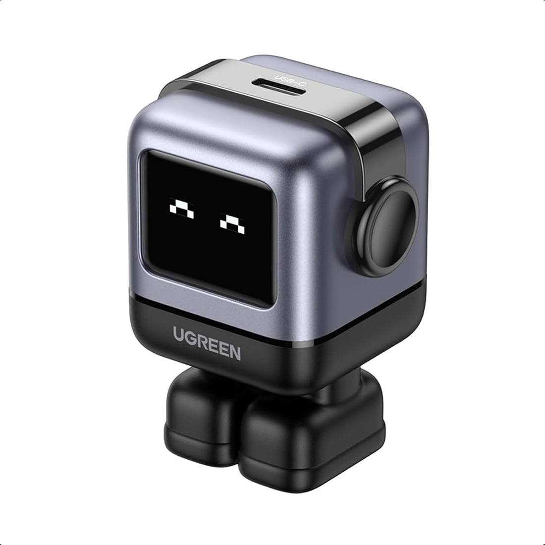 ADAPTADOR UGREEN UNO RG 30W 1 PUERTO DE CARGA USB-C FAST CHARGE - GRIS OSCURO - 1