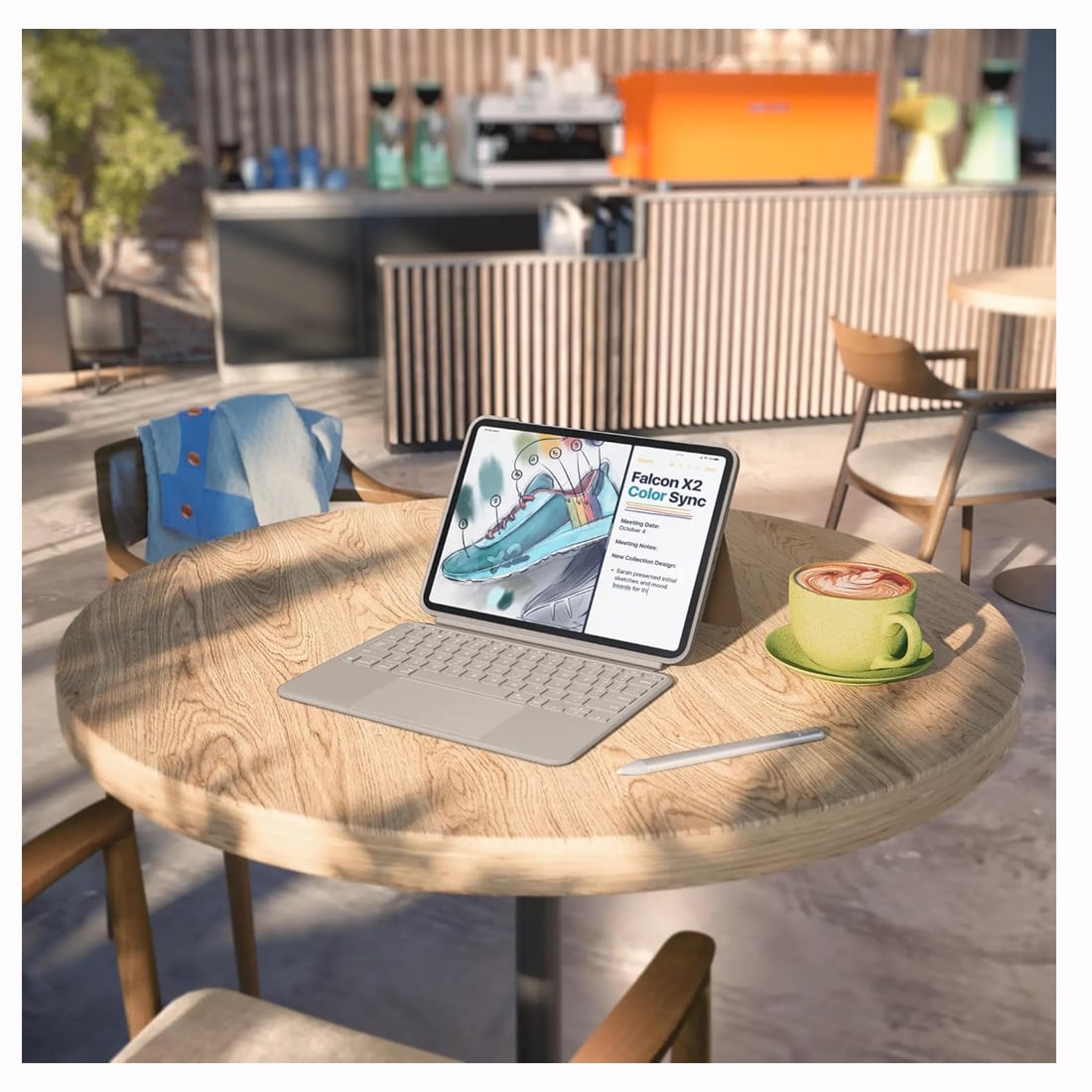 TECLADO LOGITECH COMBO TOUCH PARA IPAD PRO 13 CHIP M4 M5 2025 - 3