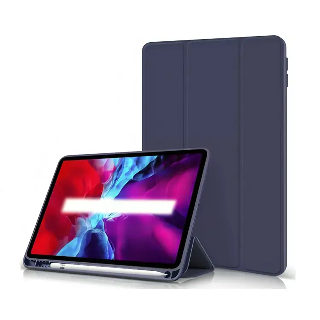 FUNDA CASE PROTECTOR IPAD PRO DE 11' M2 (2020/2021/2022) CON SOPORTE LÁPIZ - AZUL OSCURO - 1