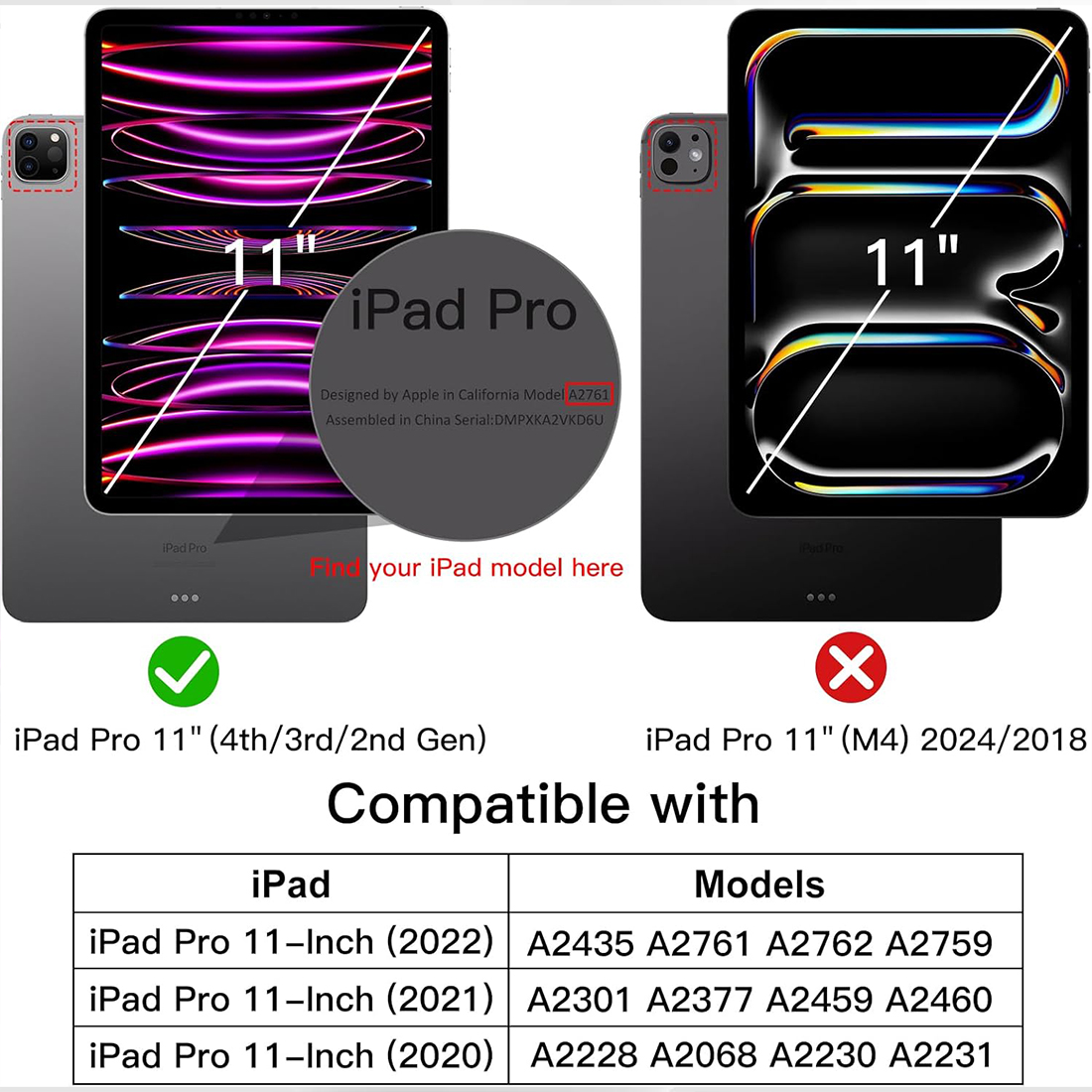 FUNDA CASE PROTECTOR DE LUJO CON SOPORTE DE LAPIZ PARA IPAD PRO 11' M1 M2 2020/2021/2022 - AZUL OSCURO - 2