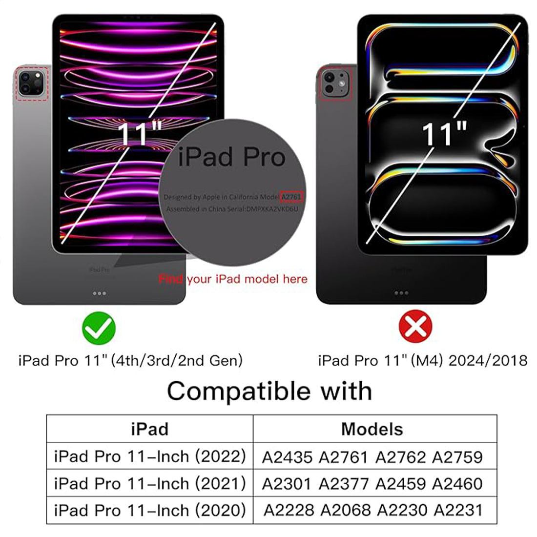 FUNDA CASE PROTECTOR DE LUJO CON SOPORTE DE LAPIZ PARA IPAD PRO 11' M1 M2  2020/2021/2022 - VERDE CLARO - 2