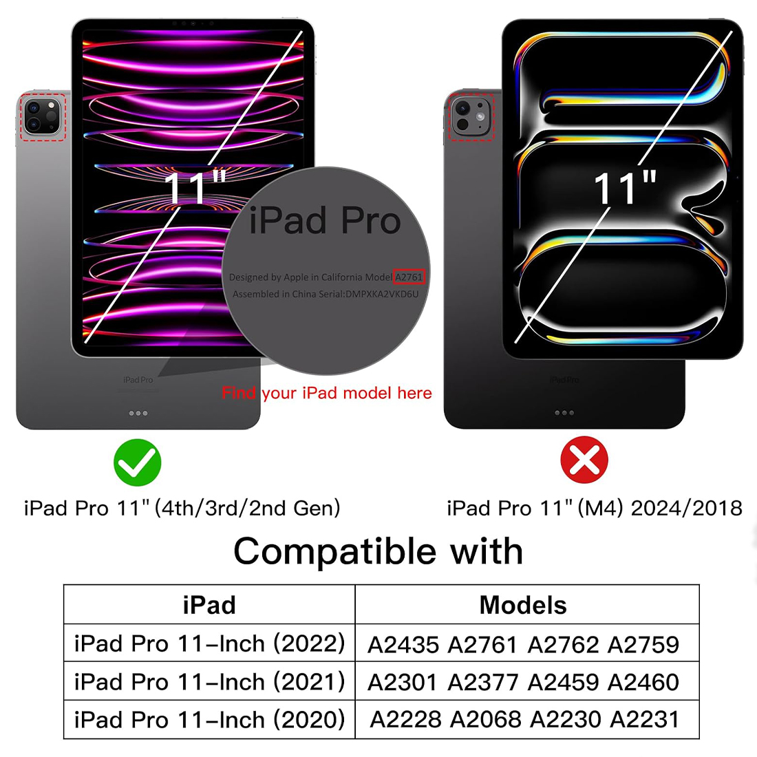 FUNDA CASE PROTECTOR DE LUJO CON SOPORTE DE LAPIZ PARA IPAD PRO 11' M1 M2 2020/2021/2022 - VERDE OSCURO - 2