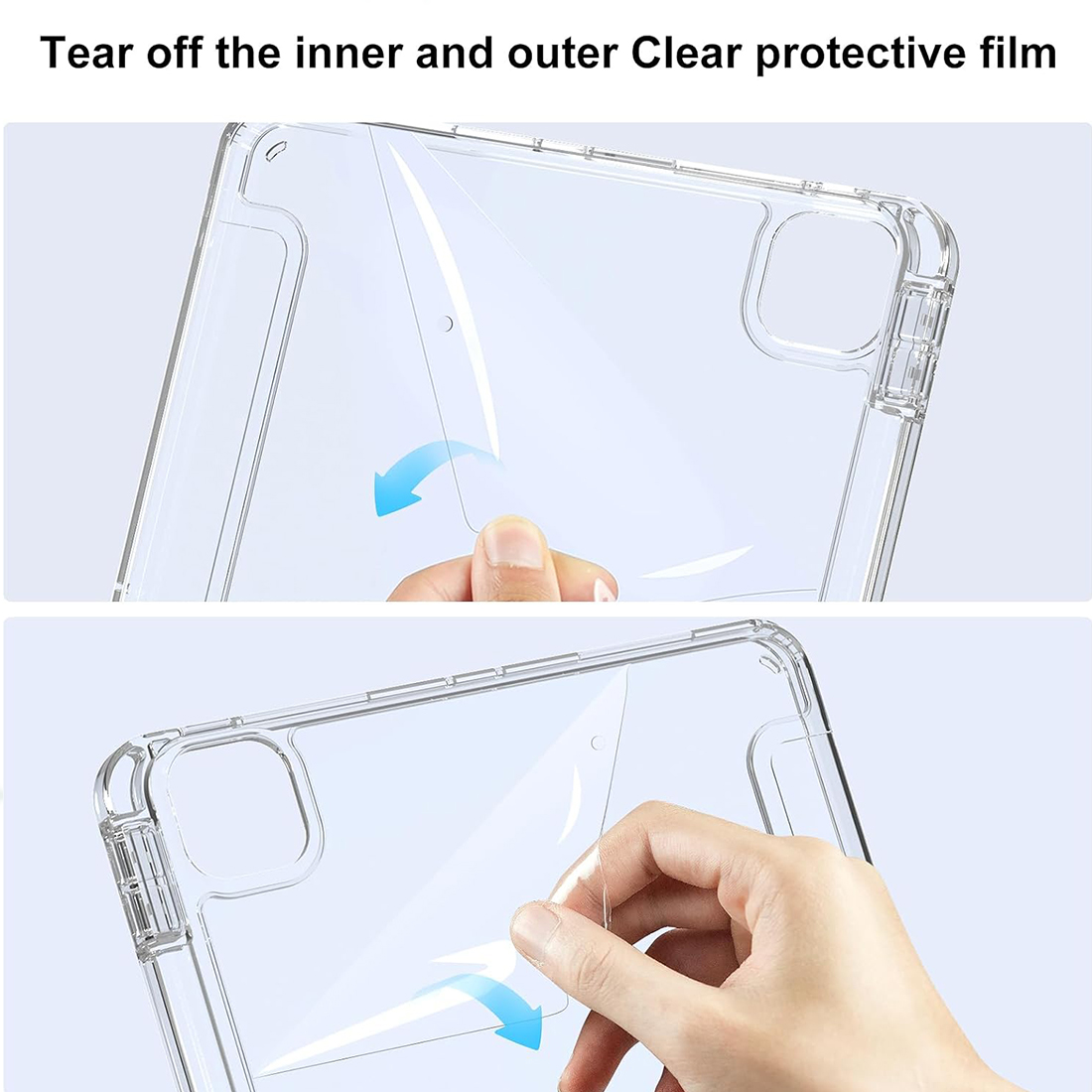 FUNDA CASE PROTECTOR HIBRIDO SIN BORDE Y SOPORTE PARA EL LÁPIZ PARA IPAD PRO 11 M2 (2020/2021/2022) - VERDE OSCURO - 5