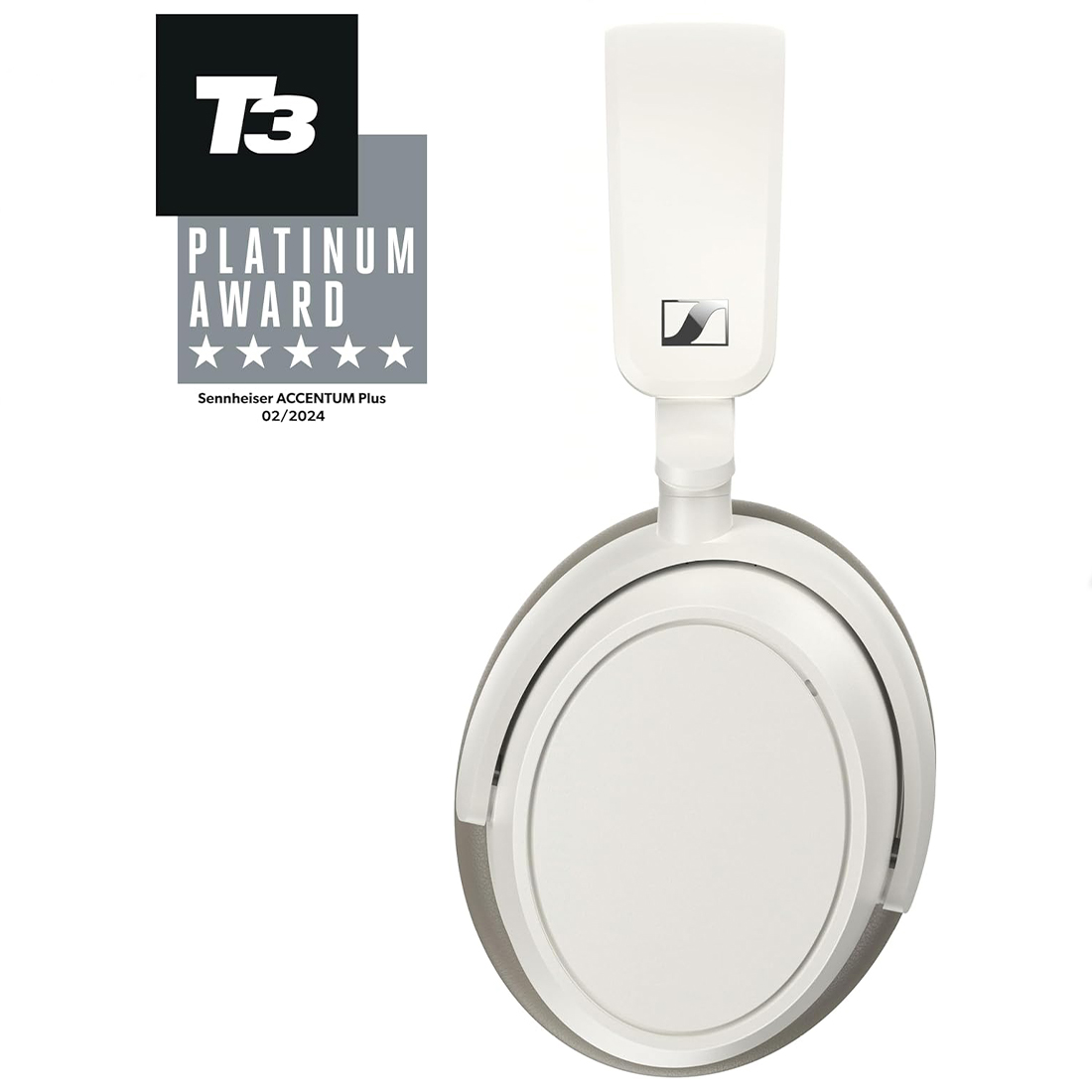 AUDIFONOS AURICULARES INALAMBRICOS SENNHEISER ACCENTUM PLUS ANC 50H - BLANCO - 2