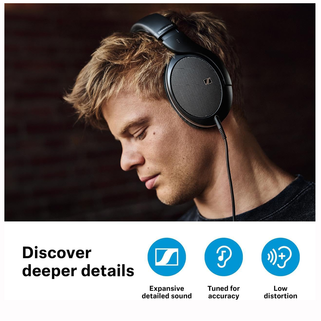AURICULARES SENNHEISER HD 550 AUDIOFILOS APERTURA TRASERA - 3