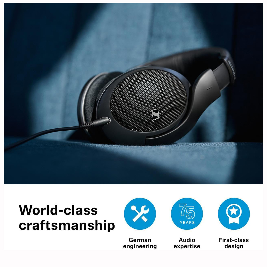 AURICULARES SENNHEISER HD 550 AUDIOFILOS APERTURA TRASERA - 4