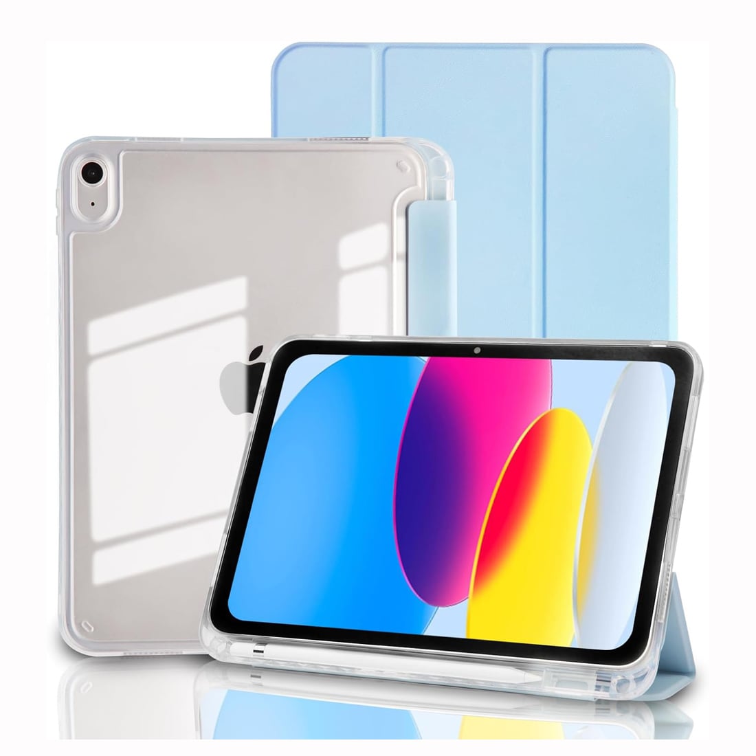 CASE SMART PARA IPAD A16 11VA GEN 2025 - CELESTE - 1