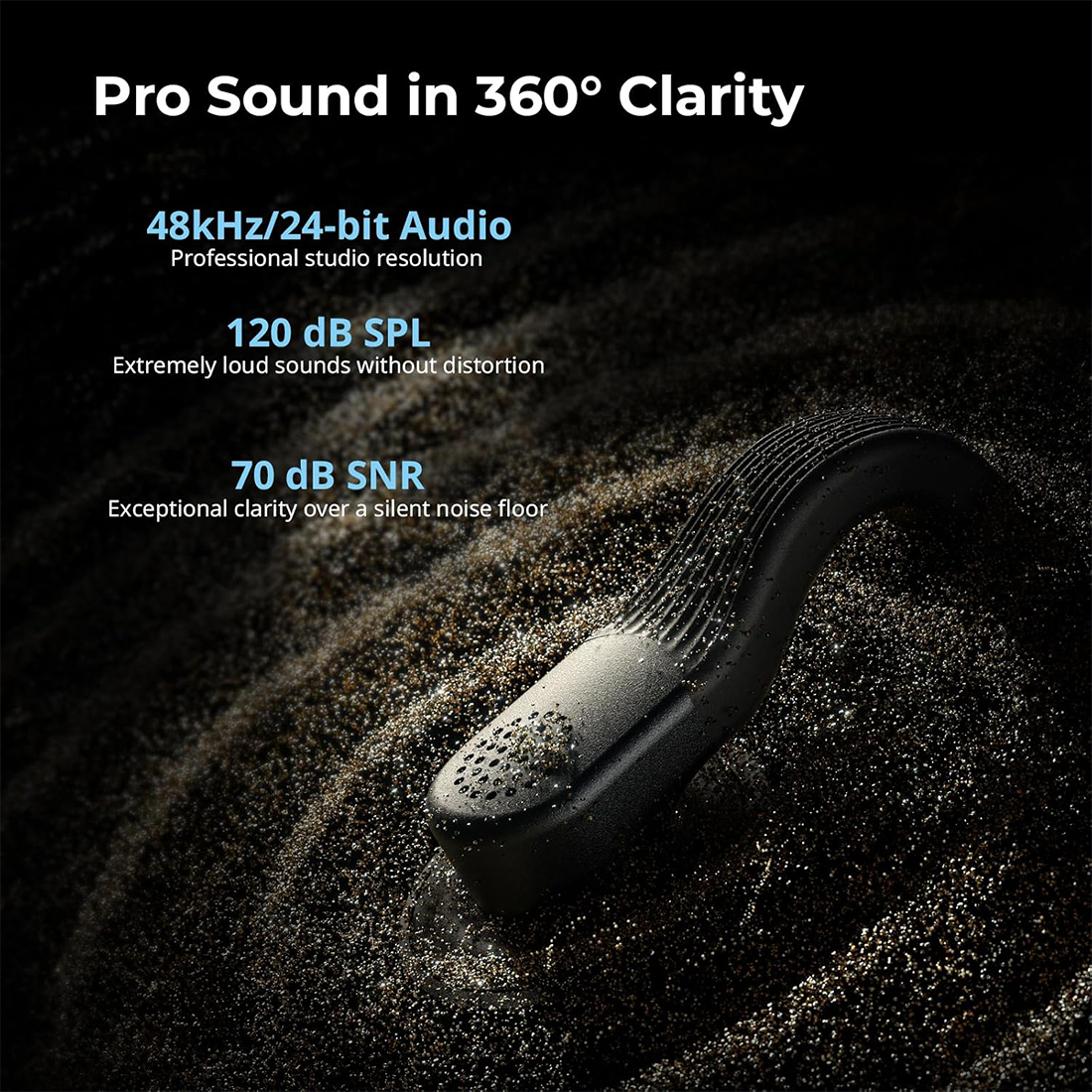 SMALLRIG S70 WIRELESS MICROPHONE FOR CAMERA AND SMARTPHONE 5715 - NEGRO - 5