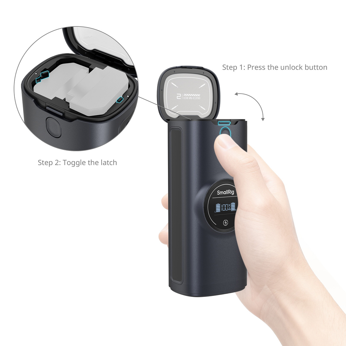 SMALLRIG 5109 POWER BANK FOR SONY NP FZ100 13600MAH 36W - 4