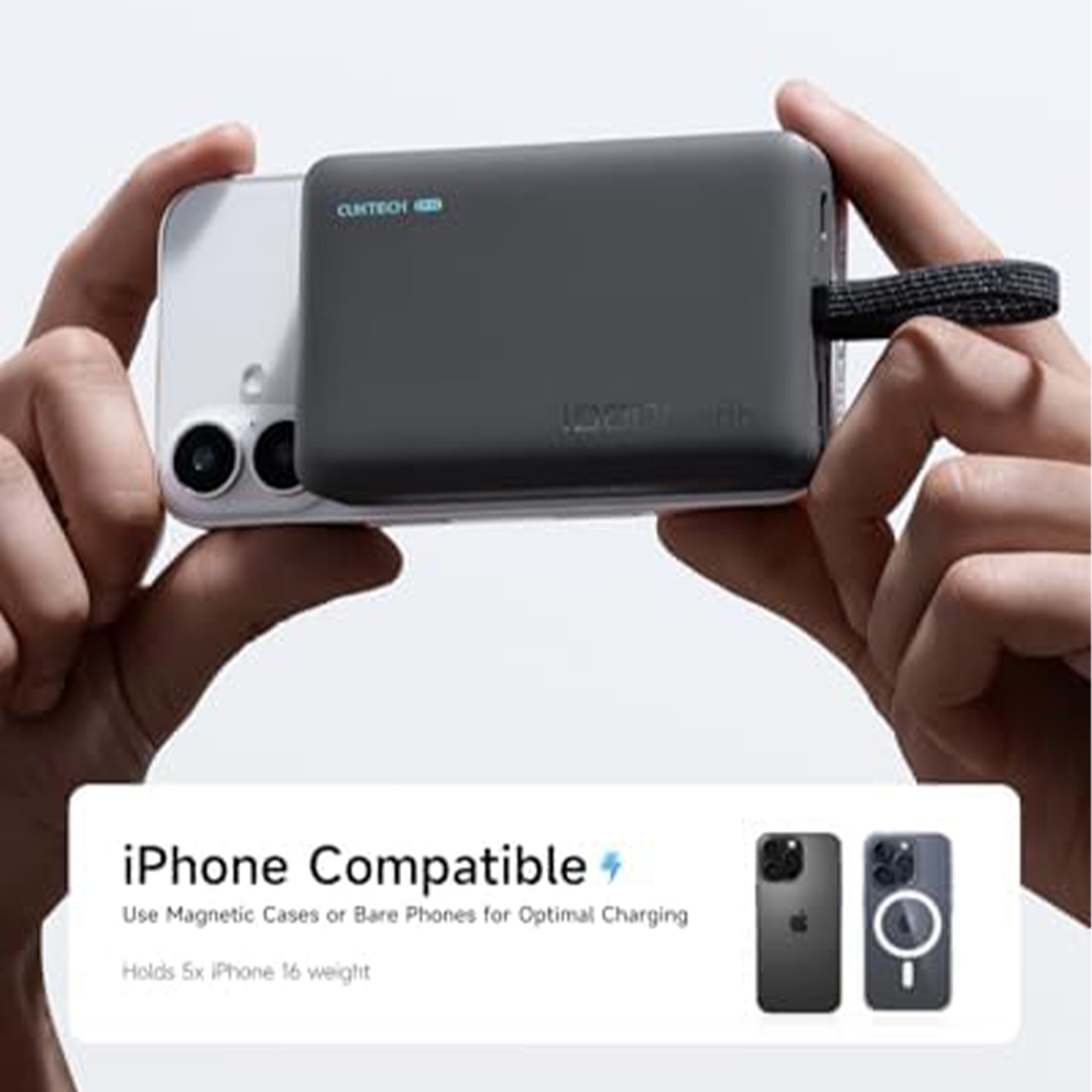 CUKTECH BANCO DE ENERGIA MAGNETICO DE 10000 MAH - 4