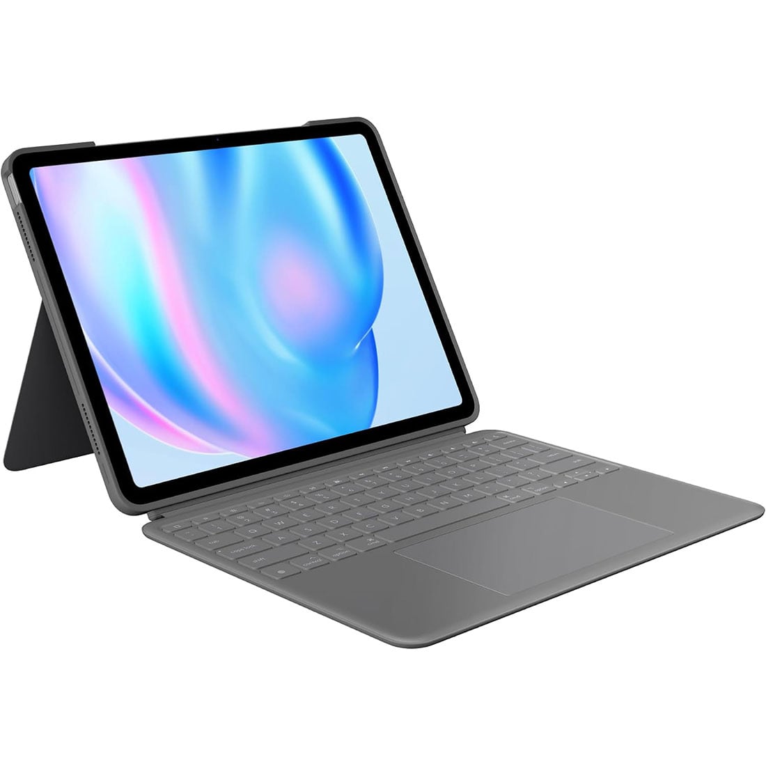 TECLADO LOGITECH COMBO TOUCH IPAD AIR 13 M2 M3 M4 - GRIS OXFORD - 1