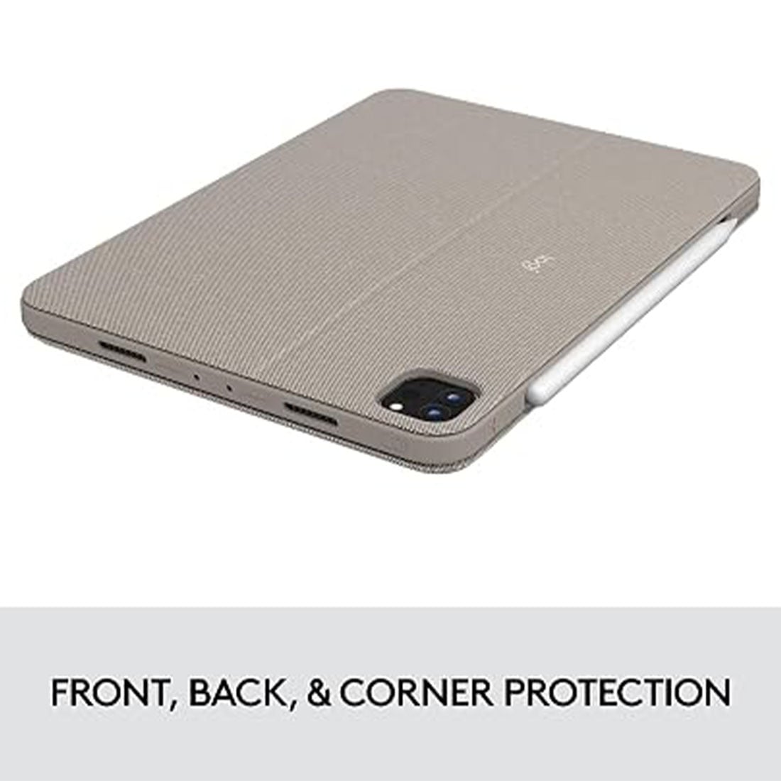 TECLADO LOGITECH COMBO TOUCH IPAD AIR 13 M2 M3 M4 - ARENA (SAND) - 2