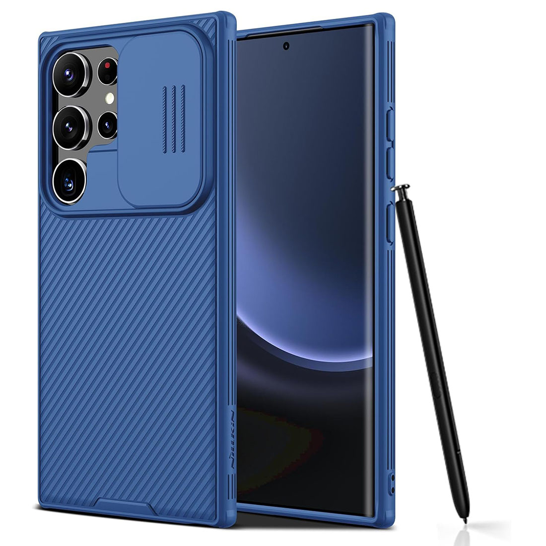 FUNDA PROTECTOR NILLKIN CAMSHIELD PRO CASE SAMSUNG GALAXY S24 ULTRA - AZUL - 1