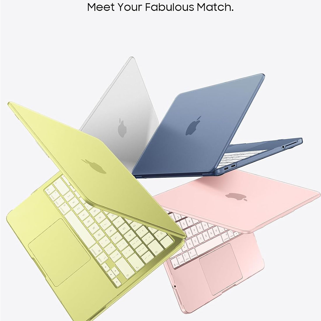 FUNDA CASE PROTECTOR ACRILICO MACBOOCK NEO 13 CHIP A18 PRO MODELO A3404 (2026) - BLANCO MATE - 6
