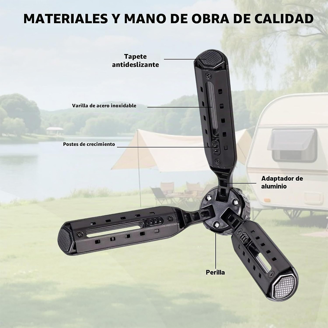 MINI SOPORTE O TRIPODE CON CABEZAL DE BOLA GIRATORIA 360 - 6