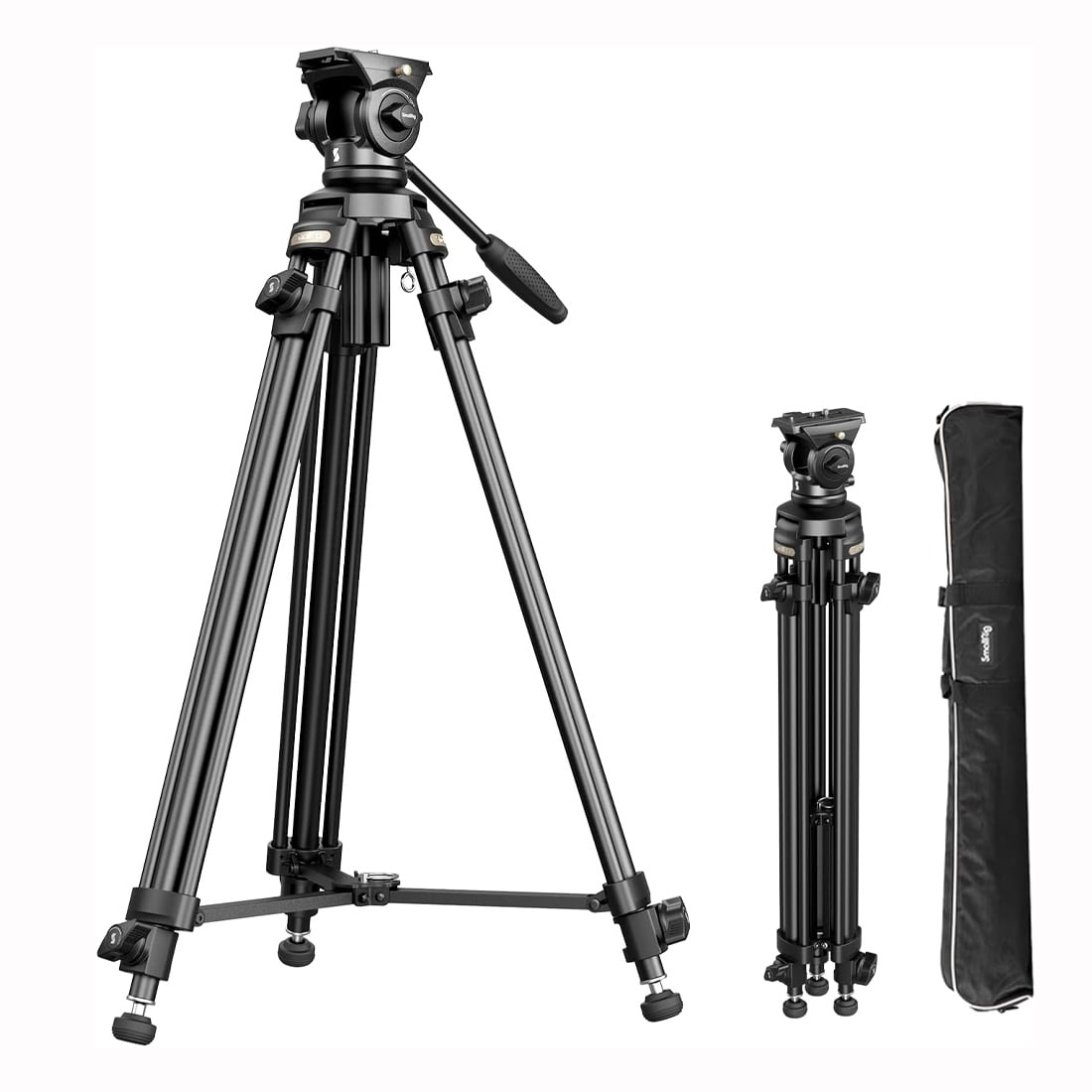 TRÍPODE DE VIDEO SMALLRIG AD.50 LITE CON CABEZAL FLUIDO - 1