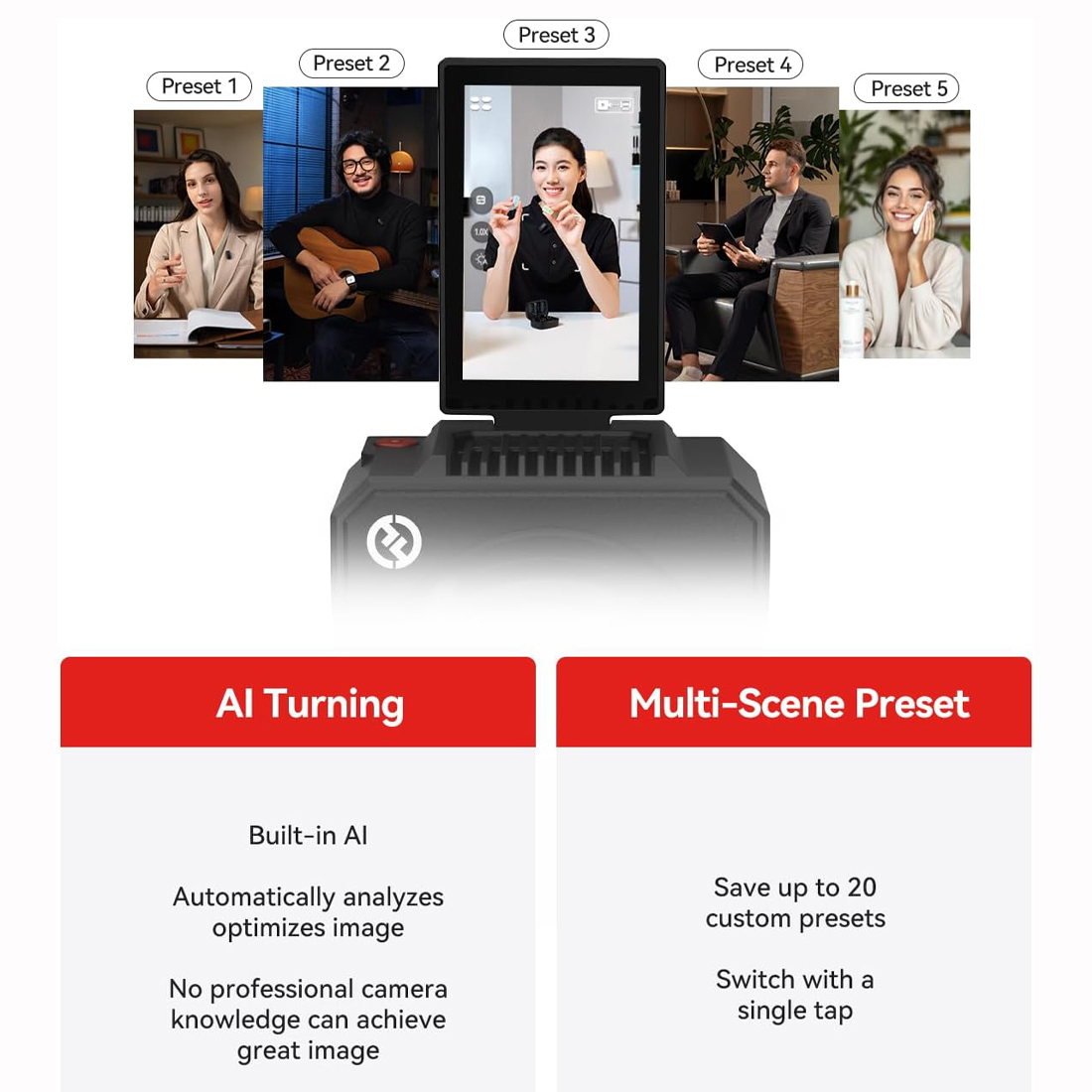 HOLLYLAND VENUSLIV AIR CÁMARA 4K PARA STREAMING  30 FPS - 4