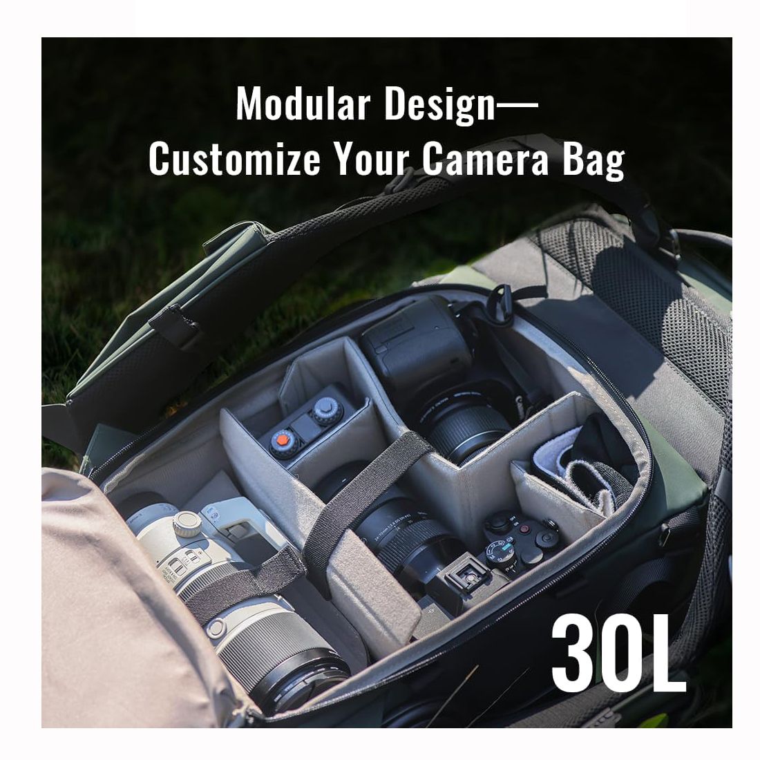 MOCHILA MODULAR ZHIYUN COALAX LANCER 300 CON POWER BANK 300WH - 4