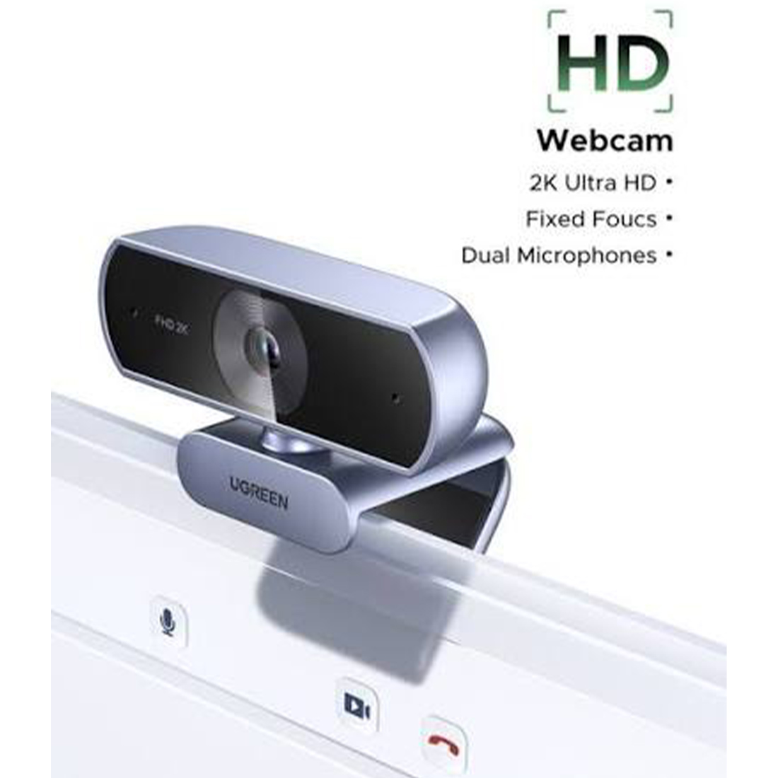 UGREEN USB FULL HD WEBCAM 2K 30FPS CM717 - 5