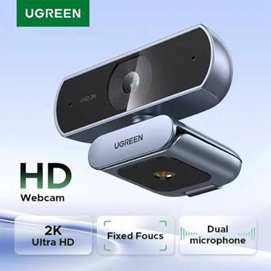UGREEN USB FULL HD WEBCAM 2K 30FPS CM717 - 6