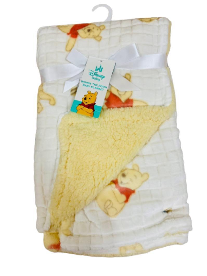 MANTA MARCA DISNEY WINNIE THE POOH DE 76 CM X 91CM DE ALGODÓN ANTIALÉRGICO MULTICOLOR - 1