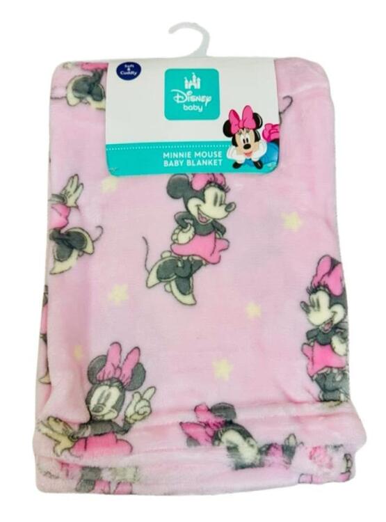 MANTA MARCA DISNEY BABY DE 76 CM X 100CM MICROPOLAR ROSADO - 1