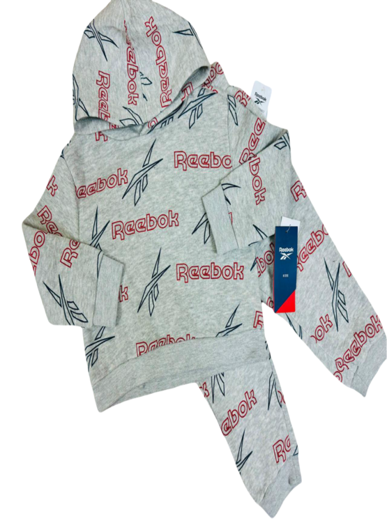 CONJUNTO DE 92 CM DE LARGO DE ALGODÓN REGULAR FIT PARA NIÑO MARCA REEBOK. - 1