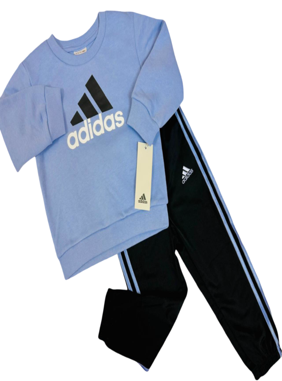 CONJUNTO DE 90 CM DE LARGO DE ALGODÓN REGULAR FIT PARA NIÑO MARCA ADIDAS MULTICOLOR - 1